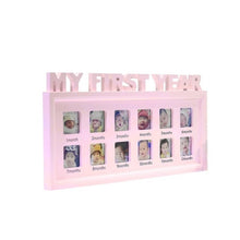 Carregar imagem no visualizador da galeria, Creative DIY 0-12 Month Baby "MY FIRST YEAR" Pictures Souvenirs Commemorate Kids Growing Memory Gift Display Plastic Photo Frame
