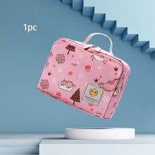 Carregar imagem no visualizador da galeria, Sunveno Baby Diaper Bags Maternity Bag for Disposable Reusable Fashion Prints Wet Dry Diaper Bag Double Handle Wetbags 21*17*7CM
