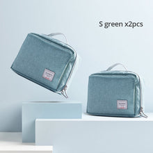Carregar imagem no visualizador da galeria, Sunveno Baby Diaper Bags Maternity Bag for Disposable Reusable Fashion Prints Wet Dry Diaper Bag Double Handle Wetbags 21*17*7CM
