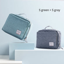 Carregar imagem no visualizador da galeria, Sunveno Baby Diaper Bags Maternity Bag for Disposable Reusable Fashion Prints Wet Dry Diaper Bag Double Handle Wetbags 21*17*7CM
