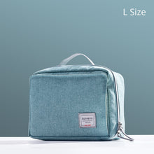 Carregar imagem no visualizador da galeria, Sunveno Baby Diaper Bags Maternity Bag for Disposable Reusable Fashion Prints Wet Dry Diaper Bag Double Handle Wetbags 21*17*7CM
