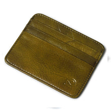 Carregar imagem no visualizador da galeria, New Arrival Mini Wallets 12 Colours Ultra-thin Card Holder Mens Business Small Genuine Leather Purse Leather Card Case 6 Slots
